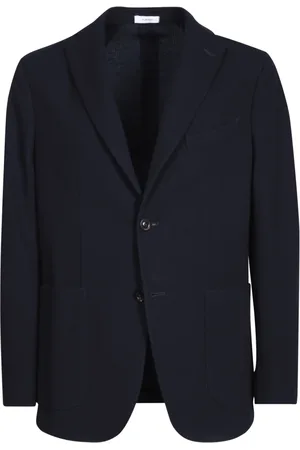 Boglioli Jassen, Heren, Blauw, S, Katoen, Blauwe Blazer voor Mannen Aw 24