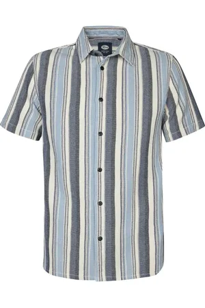 Petrol Industries Overhemden, Heren, Blauw, 2Xl, Korte Mouw Navy Shirt