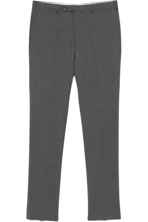 ROTA Broeken, Heren, Grijs, XL, Antracietgrijze Broek met Knopen