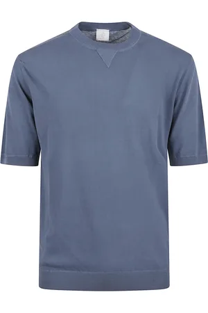 ELEVENTY Tops, Heren, Blauw, S, Blauwe Trui voor Mannen Stijlvol