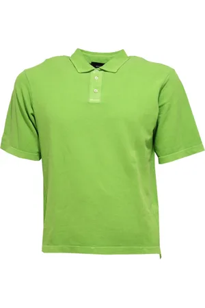 Dsquared2 Tops, Heren, Groen, S, Piquet Korte Mouw T-shirt