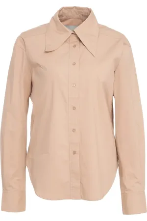 Herskind Blouses & Shirts, Dames, Roze, S, Roze Poplin Overhemd Ss 25