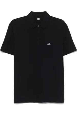 C.P. Company Tops, Heren, Blauw, S, Katoen, Blauw T-shirt met stijlvol ontwerp