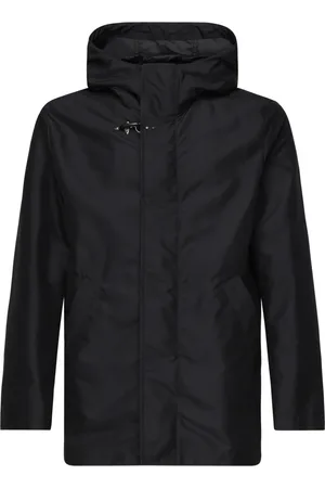 FAY Jassen, Heren, Blauw, S, Blauwe Korte Parka Jas