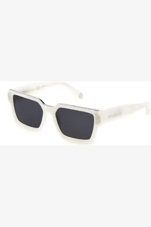 Philipp Plein Accessoires, unisex, Wit, 57 MM, Brave Shade Zonnebril