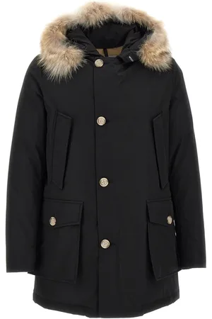 Woolrich Mantels, Heren, Zwart, 2Xl, Zwarte Heren Jassen
