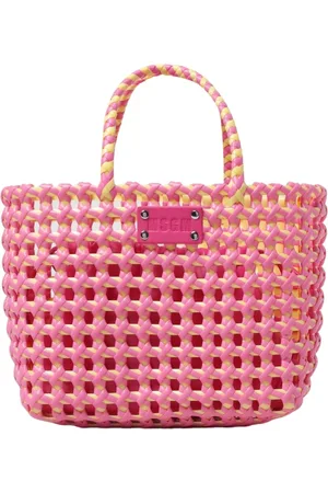 Msgm Tassen, Dames, Roze, ONE Size, Vierkant Design Roze Tas