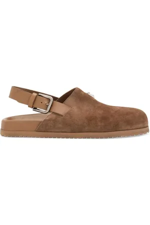 Dolce & Gabbana Schoenen, Heren, Bruin, 43 EU, Bruine Sandalen Boston Stijl