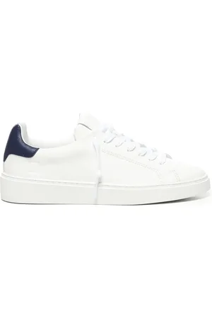 D.A.T.E. Schoenen, Heren, Wit, 46 EU, Suède, Witte Sneakers met Suède Inzetstukken