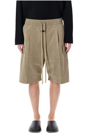 FEAR OF GOD Korte broeken, Heren, , L, Wol, Melange Cargo Shorts Stijlvol Comfort