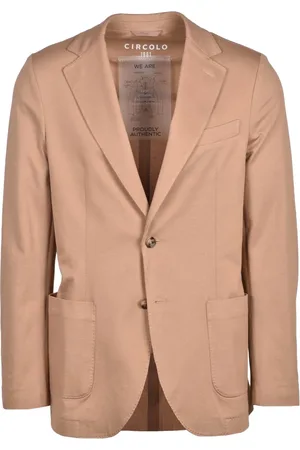 Circolo Jassen, Heren, Bruin, 3Xl, Katoen, Jas