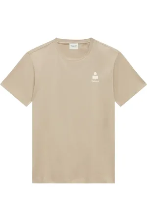 Isabel Marant Tops, Dames, , L, Licht Khaki Aby Tee