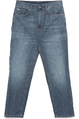 Dondup Jeans, Dames, Blauw, W28, Katoen, Blauwe Stijlvolle Damesbroek