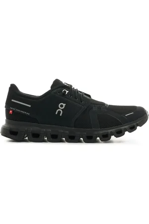 On Running Sport, Dames, Zwart, 37 EU, Zwarte Chunky Sneakers met Logo Print