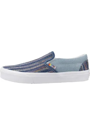 Vans Schoenen, Dames, Blauw, 37 EU, Klassieke Slip-On Sneakers