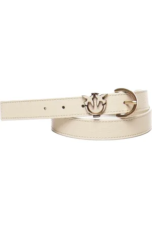 Pinko Accessoires, Dames, , L, Smalle Riem met Metalen Details
