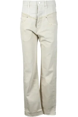 Isabel Marant Broeken, Dames, , M, Katoen, Katoenen Jeans
