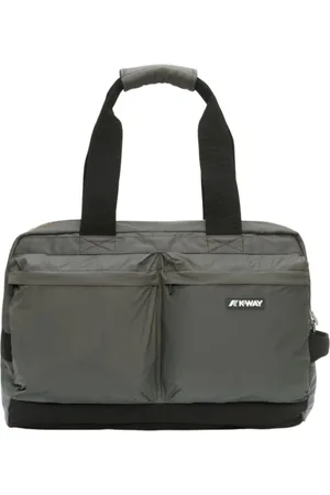 K-Way Tassen, Dames, Groen, ONE Size, Nylon, Functionele Nylon Tas met Zakken