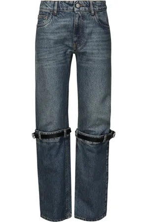 COPERNI Jeans, Dames, Blauw, S, Denim, Hybride Denim Broek