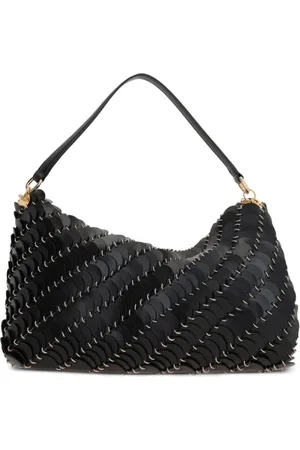 Paco rabanne Tassen, Dames, Zwart, ONE Size, Zwarte Clutch Handtas
