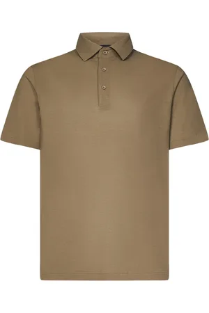 HERNO Tops, Heren, , S, Katoen, Polo Shirt Lichtgewicht Ademend Ss 25