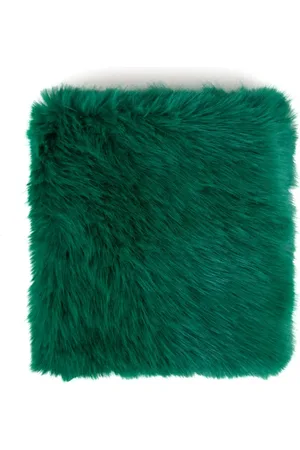 V°73 Accessoires, Dames, Groen, ONE Size, Groene Synthetische Bontsjaal