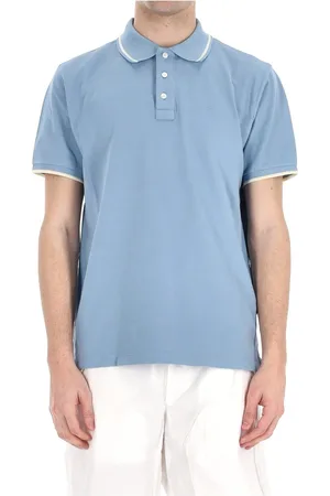 Jacob Cohen Tops, Heren, Blauw, 2Xl, Katoen, Blauw Katoenen Polo T-shirts en Polos