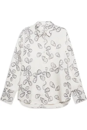 ANINE BING Blouses & Shirts, Dames, Wit, M, Avalon Shirt in Bone Oyster