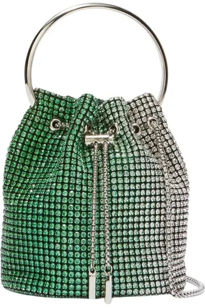 Silvian Heach Tassen, Dames, Groen, ONE Size, Emmertas met strass en handvat