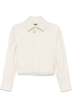 Durazzi Milano Blouses & Shirts, Dames, , S, Overhemd met Raffelige Zoom