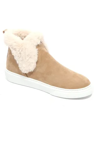 Hogan Schoenen, Dames, , 36 EU, Suède, Suède Slip On Winterlaarzen