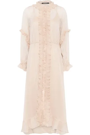 Bruuns Bazaar Kleedjes, Dames, , XS, Elegante Yuccabbzuza Jurk met Ruchedetails