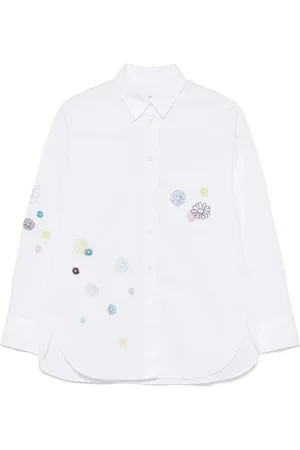 Paul Smith Blouses & Shirts, Dames, Wit, M, Witte Button-Up Overhemd Klassieke Kraag
