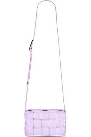 Bottega Veneta Tassen, Dames, Paars, ONE Size, Gewatteerde cassette tas