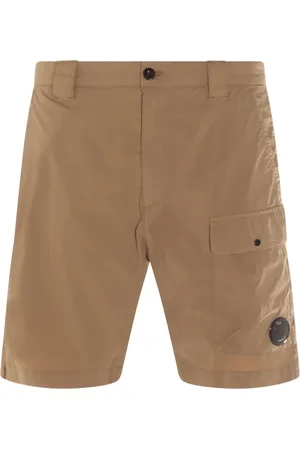 C.P. Company Korte broeken, Heren, , M, Katoen, Stretch Cargo Shorts met Waterafstotende Behandeling
