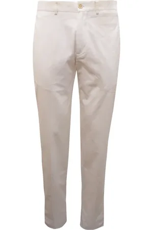 Brunello Cucinelli Broeken, Heren, Wit, M, Italiaans Gemaakte Broek