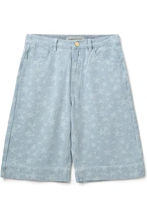 Sofie Schnoor Korte broeken, Dames, Blauw, S, Stijlvolle Cleosw Shorts met Sterrenpatroon