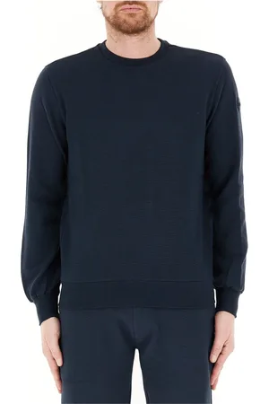 Colmar Sweatshirts & Hoodies, Heren, Blauw, M, Katoen, Blauwe Ottoman Sweatshirt voor Mannen