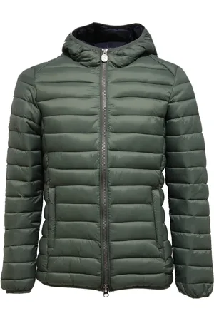 Invicta Jassen, Heren, Groen, S, Polyester, Stijlvolle Giubbotto Jas