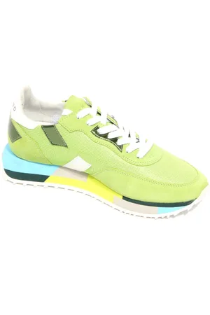 Ghoud Schoenen, Dames, Groen, 37 EU, Rush Low Mesh/Mirror Schoenen