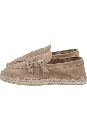 ELEVENTY Schoenen, Heren, , 40 EU, Leer, Monks Suede Espadrilles