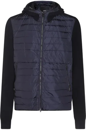 add Jassen, Heren, Blauw, M, Navy Blauwe Hooded Rits Jas