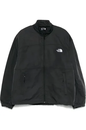 The North Face Jassen, Heren, Zwart, XL, Zwart rits-voor buitenkleding met logo