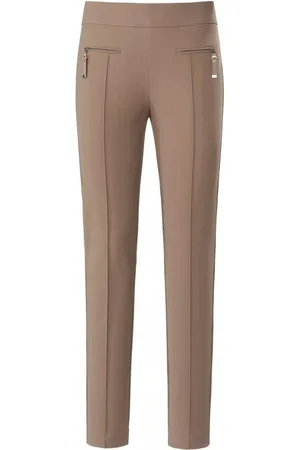 raffaello rossi Broeken, Dames, Bruin, XL, Jersey Stijl 2295/9903
