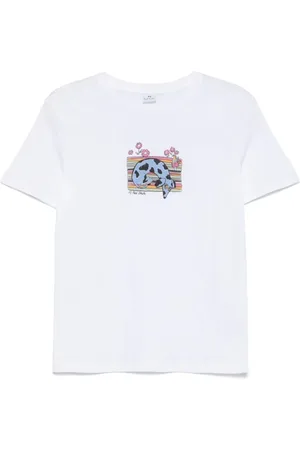 Paul Smith Tops, Dames, Wit, L, Witte T-shirts en Polos