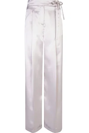 ELEVENTY Broeken, Dames, , 2Xs, Polyester, Hoge Taille Triacetaat Polyester Broek