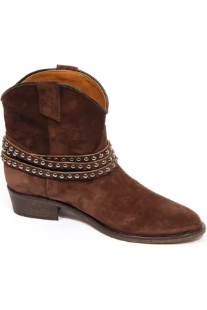 Via Roma Schoenen, Dames, Bruin, 40 EU, Suède, Suède laarzen gemaakt in Italië