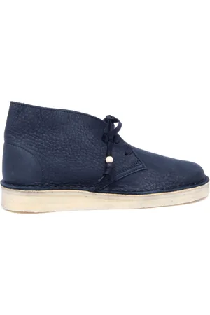 Clarks Schoenen, Dames, Zwart, 40 EU, Leer, Vintage Zwart Nubuck Desert Coal Schoenen