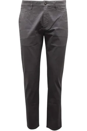 DEPARTMENT FIVE Broeken, Heren, Grijs, W38, Italiaanse Stijl IJzeren Broek