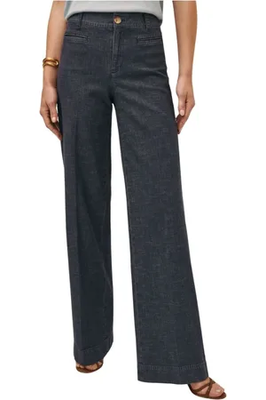 Brooks Brothers Jeans, Dames, Blauw, 2Xs, Denim, Klassieke Fit Denim Broek